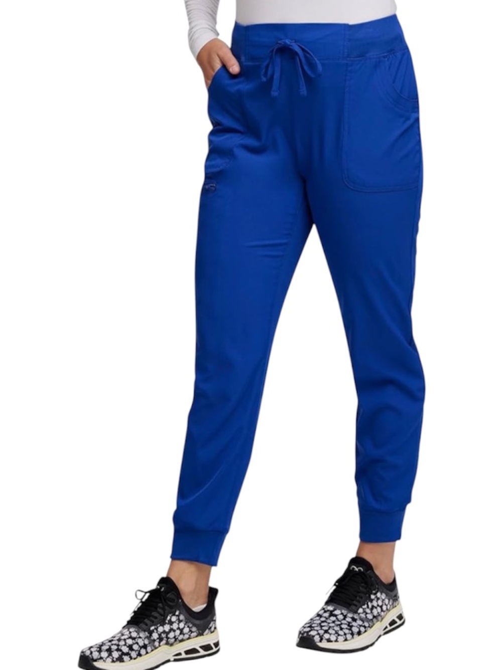 Cherokee Heartsoul Galaxy Blue Jogger Scrub Pants Women’s Size S
